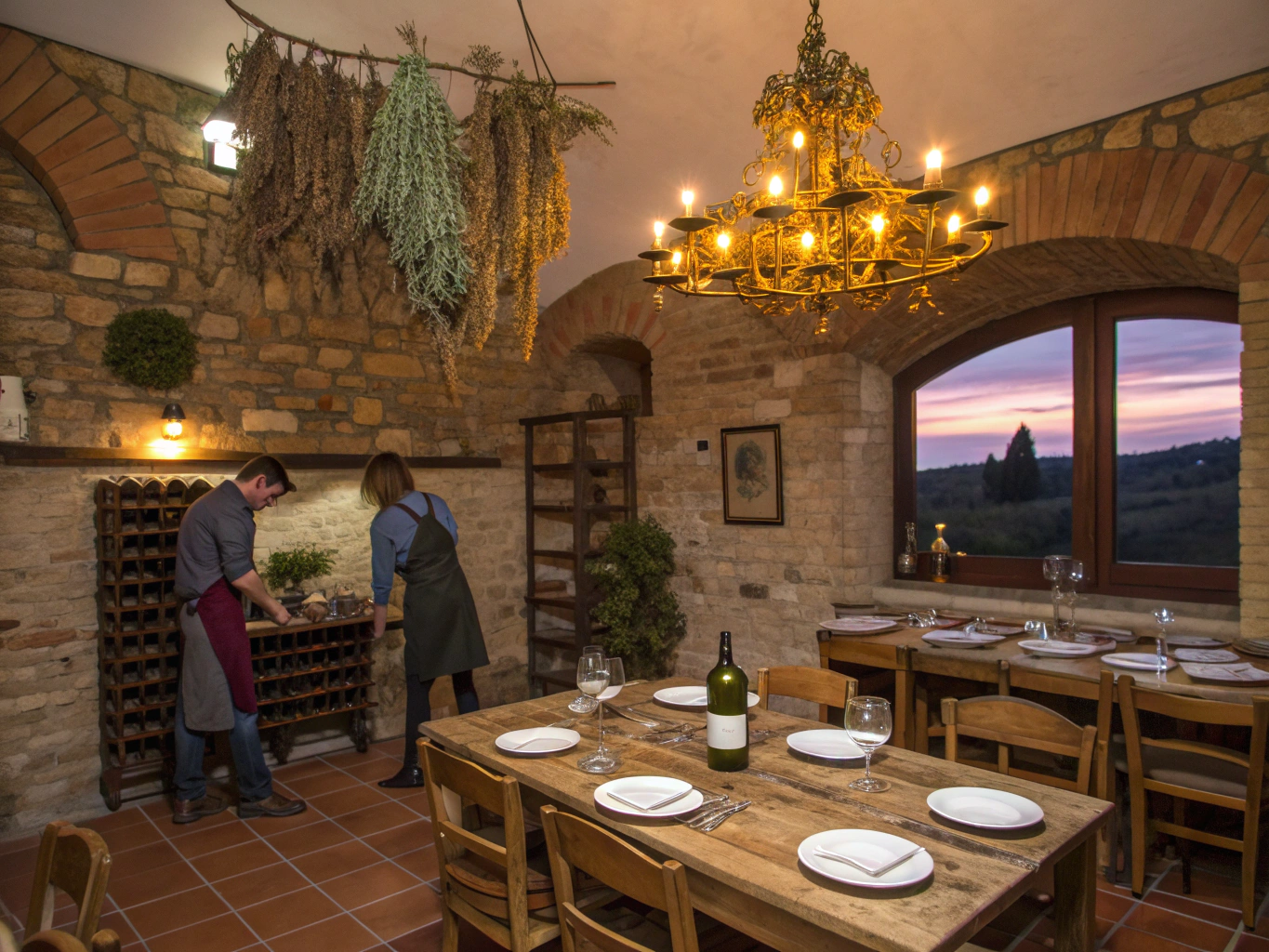 Interior del comedor de Cosecha y Copa